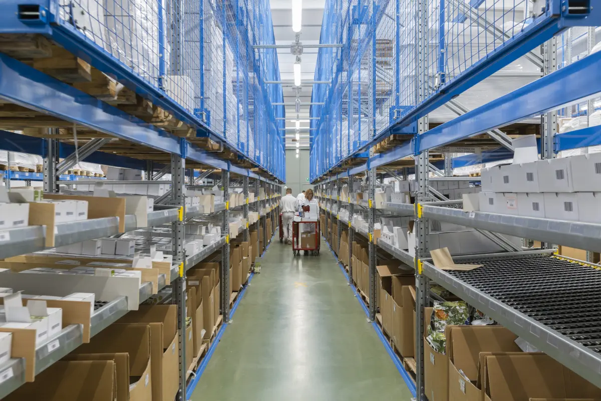 Rayonnages pour industrie pharmaceutique